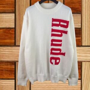 Men's Rhude White Sweater